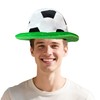 PerFest Soccer Hat - Black & White Soccer Pattern with
