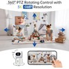 SYMYNELEC 3K Pan/Tilt Indoor Security Camera, 5G/2.4G Wi-Fi Baby &