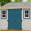 Tandefio 2 Pack 14''x21'' White Shed Window, Sliding Windows with