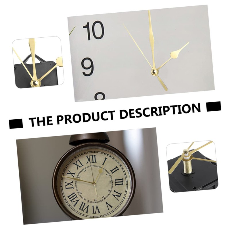 SHINEOFI 2pcs Quartz Clock Movement Long Shaft Mechanism for DIY