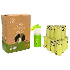 Poop Bags 270 Pack Dog Poop Waste Bags with Treat Dispenser Biodegradable Refill Rolls