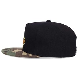 Sproutsy Men's Hat, Hip Hop Baseball Cap, Unisex, Flat Visor, Straight Embroidery, Camouflage, black