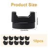Lyreh 10pcs Magnetic Zip Tie Mounts, Cable Tie Holder Base