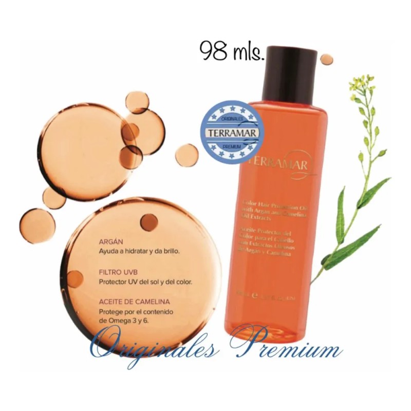 Óleo Capilar Aceite Protector De Color Terramar 98mls