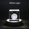 LIBFITH Wooden LED Lights Display Base for Laser Crystal Glass