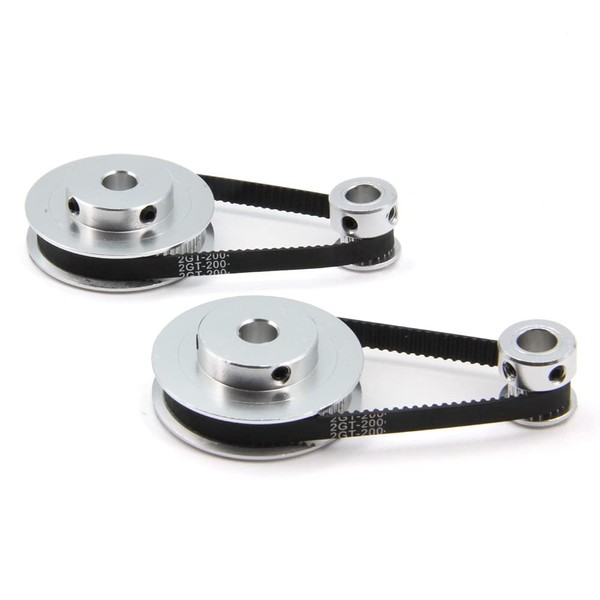 Befenybay 2Kit 2GT Synchronous Wheel 20 & 60 Teeth 8mm