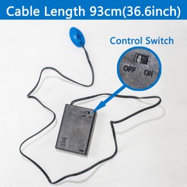 Fake Car Alarm, Dummy Car Alarm,(Batteries Included) Red LED Light Simulate Imitation Security System, Warning Anti-Theft Flash Blinking Lamp (Red Light-1 Pack)