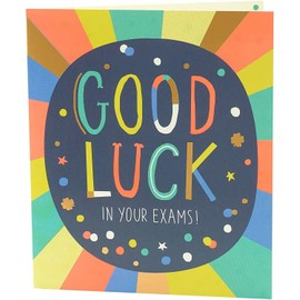 UK Greetings Exams Good Luck Card - Good Luck in Your Exams Card - for Him or for Her - Exams Card for Boys or Girls - Good Luck Card Multi, 640972-0-1