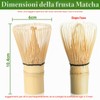 Alyvisun Set da 2 Fruste Matcha in Bambù con 76