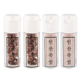 Pack of 2 Insan Purple 9 times Roasted Crystal + Pack of 2 Powder Bamboo Salt 8G (Total 32G)-죽염
