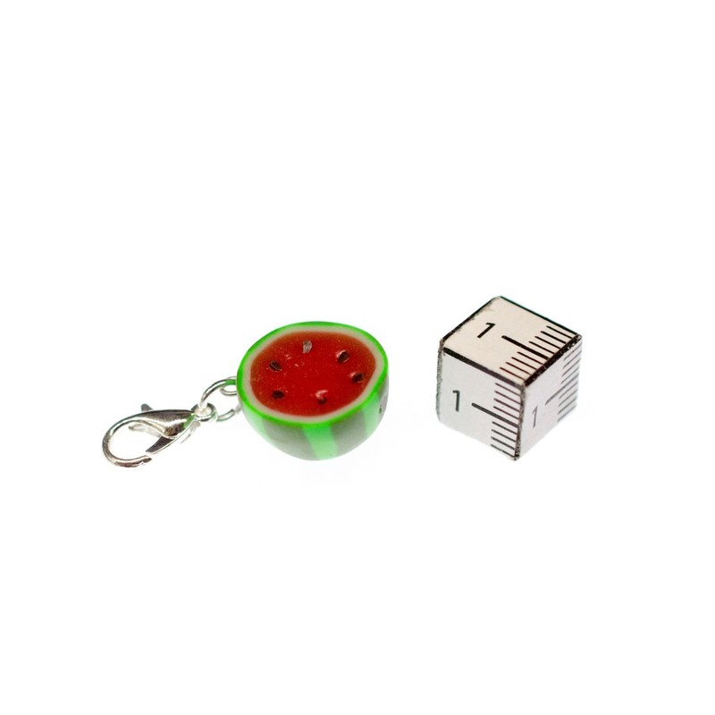 Miniblings Charm Melon Watermelon Fruit Half