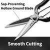 RANSHOU Leaf Trimming Scissors Handheld Hedge Shears 9", Professional One-Handed