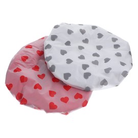 WOONEKY 2pcs Satin Bonnet Sleep Hair Cap Soft Microfiber Dry Hair Bonnet for Women Comfortable Elastic b