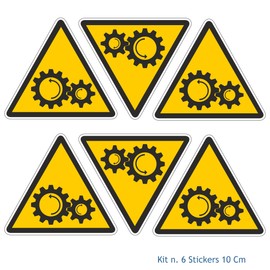 Pubblimania Organs in Motion PVC Stickers Outdoor (6 Moving Organs)