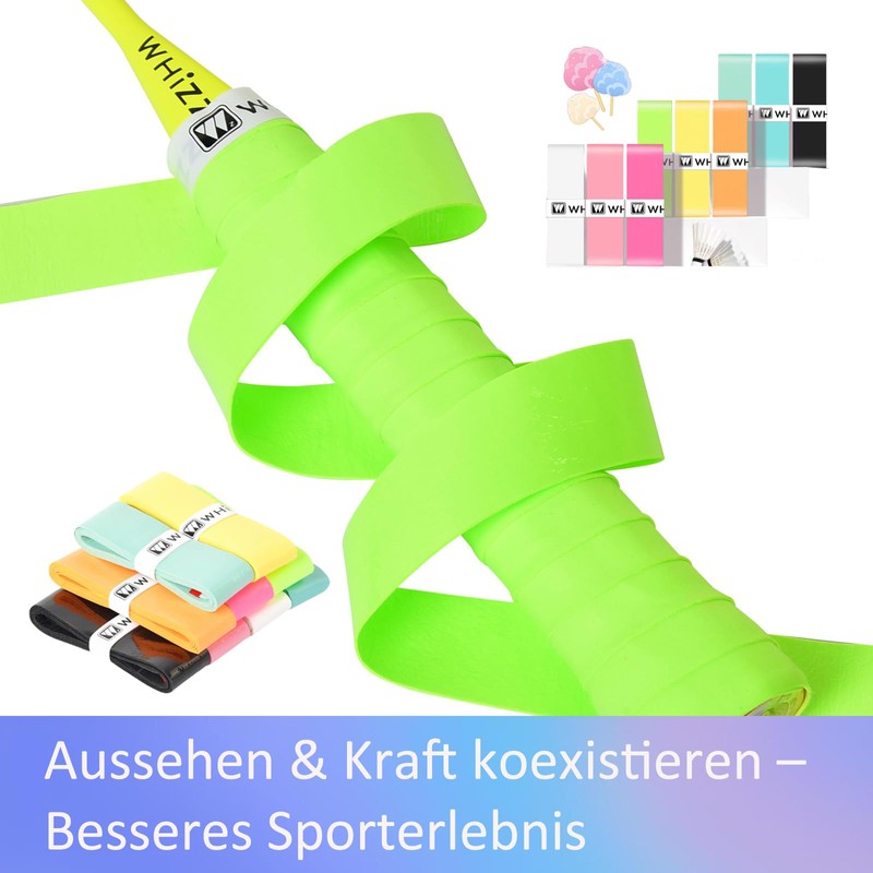 BAIHUALIN Whizz Badminton Tennis Racket Grip Tape (Pack of 4)