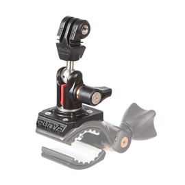 iSHOXS Cobra Swivel Upgrade Module with ABS ProFork, Aluminium Mini Xtension with Ball Joint, Suitable for GoPro and Compatible ActionCams Bicycle Mount