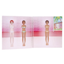 Depesche Depesche 13438 TOPModel Dress Me Up-Stickerbuch mit 24 illustrierten Hintergrundseiten zum Selbstgestalten, inkl. 11 Stickerbogen, Mehrfarbig