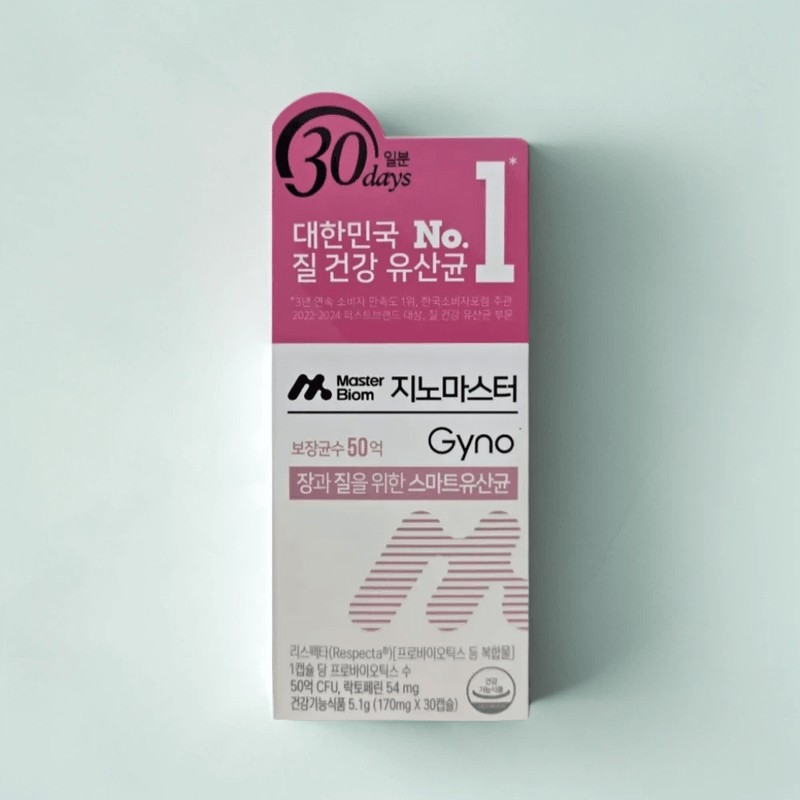 MasterBiome GenoMaster Vaginal Lactobacillus 30 Capsules / 마스터바이옴 지노마스터 질유산균