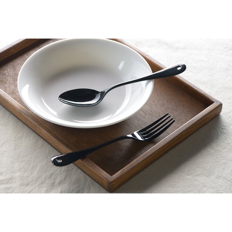 Enamelware Cutlery Dessert Fork Noir 636594