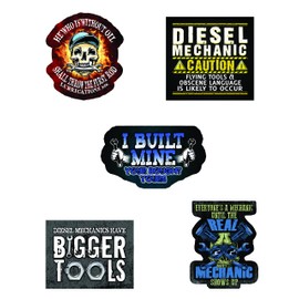 Kakembo Stickers and Decals - Mechanic Stickers. Our Decals Make a Great Addition to Any Tool Box or Garage. - Pack of 25