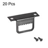uxcell Picture Hangers, 1 1/4 Inch L Shape Double Hole