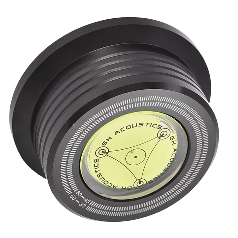 60Hz Turntable Disc Record Stabilizer Clamp with Bubble Level for