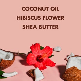 SheaMoisture Coconut & Hibiscus Curl & Shine Conditioner no silicones or sulphates for thick, curly hair 384 ml