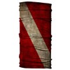 Born of Water Neck Gaiter: Diver Down Flag: Face Mask