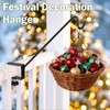 GESTONE 11 Inch Deck Railing Plant Hanger,2 Pack Deck Hooks