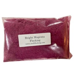 Generic Flocking Fibers 1 Ounce Package (Bright Magenta)