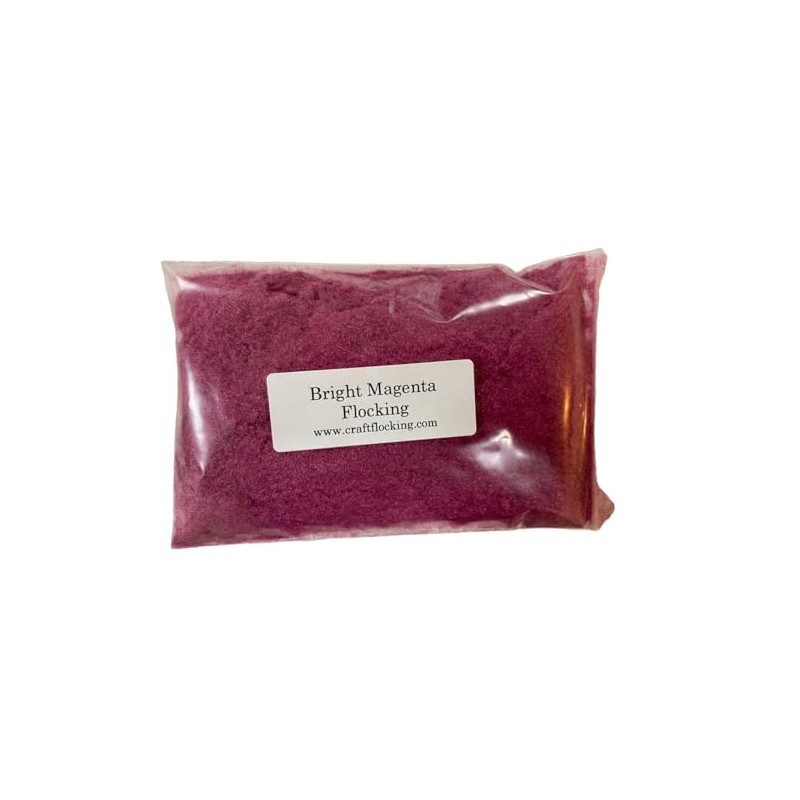 Generic Flocking Fibers 1 Ounce Package (Bright Magenta)
