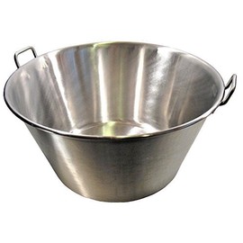 Cazo Para Carnitas 16" Stainless Steel Heavy Duty Acero Inoxidable Wok comal Fry