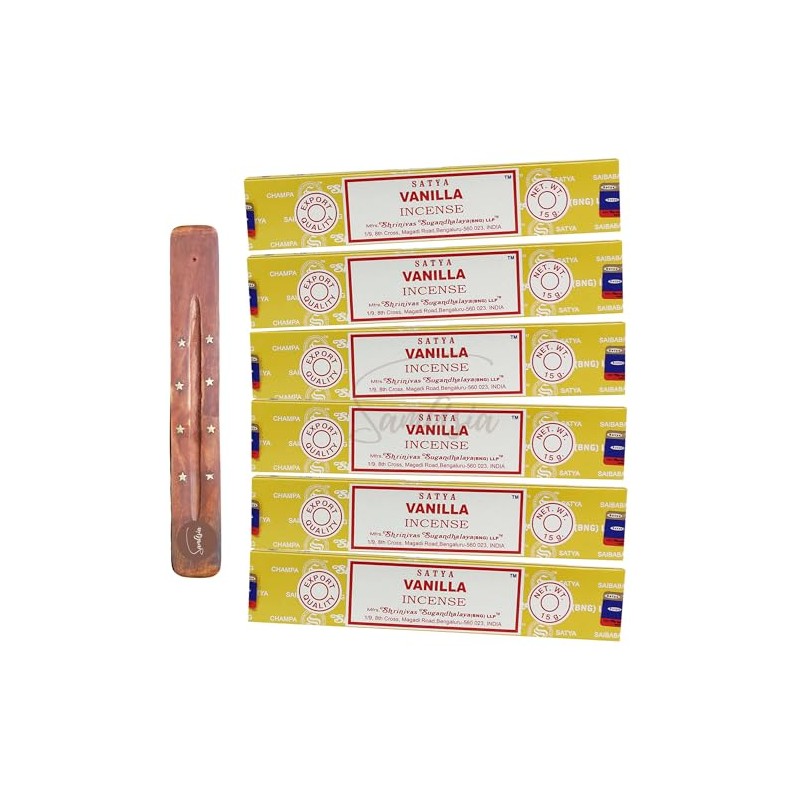Satya Nag Champa Vanilla Incense Sticks | x6 pack |