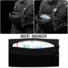 BOSITIVE Tactical Bag Insert Modular Organizer Utility Admin Pouch Hook,