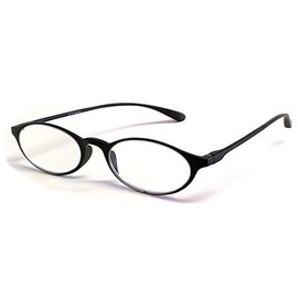 Calabria Reading Glasses - 719 Flexie in Ebony +1.25