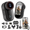 Mini Body Camera with 32GB Card, 4K Wearable Action Camera