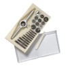 FUZIDDN 31PCS Micro Tap and Die Set M1 to M2.5