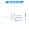 VekAuto 50 Pcs Dome Head Closed Sealing Rivets 4.8mm Grip