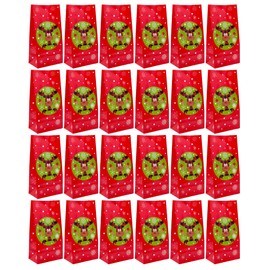 Advent Calendar for Filling: Beautiful Elk Paule Advent Calendar for Filling Yourself with Bags and Number Stickers, DIY Advent Calendar Adults and Children