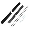 Stanbroil Adjustable Rod and Valance Kit for Fireplace Mesh Screen
