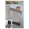 ShiFio's Patterns, Knitting Pattern for Babies Blanket, Chunky Yarn, Baby Buggy Blanket Knitting Pattern with strap holes, KP236