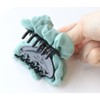 JewelVOX Hair Accessories, Draped Chiffon Ruffle, Mini Hair Claw, Feminine