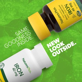 Nature's Plus - Iron 40mg, 90 tablets