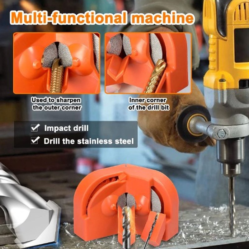 Electric Drill Bit Sharpener for All Bits Multipurpose Portable Drill