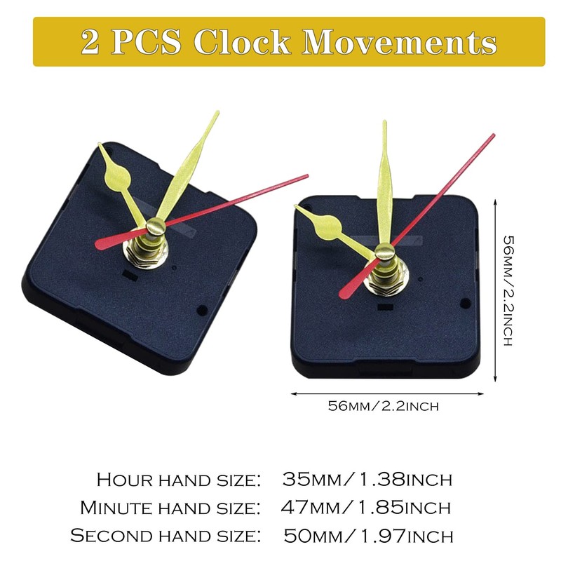 Woohome Clock Resin Molds, DIY Wall Clock Epoxy Resin Molds
