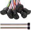 RUNCCI-YUN 6 pieces USB C female 5V 3A 6-pin with