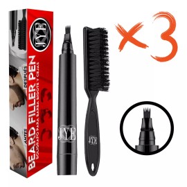 JYE Pincel Boligrafo Para Barba,bigote Cejas Jye 3 Piezas