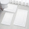 HOMEIDEAS Bathroom Rugs Sets 3 Piece, Super Soft and Absorbent