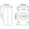 Timeguard IS2N-32DC IP66 DC Rotary Isolator Switch - 2 Pole