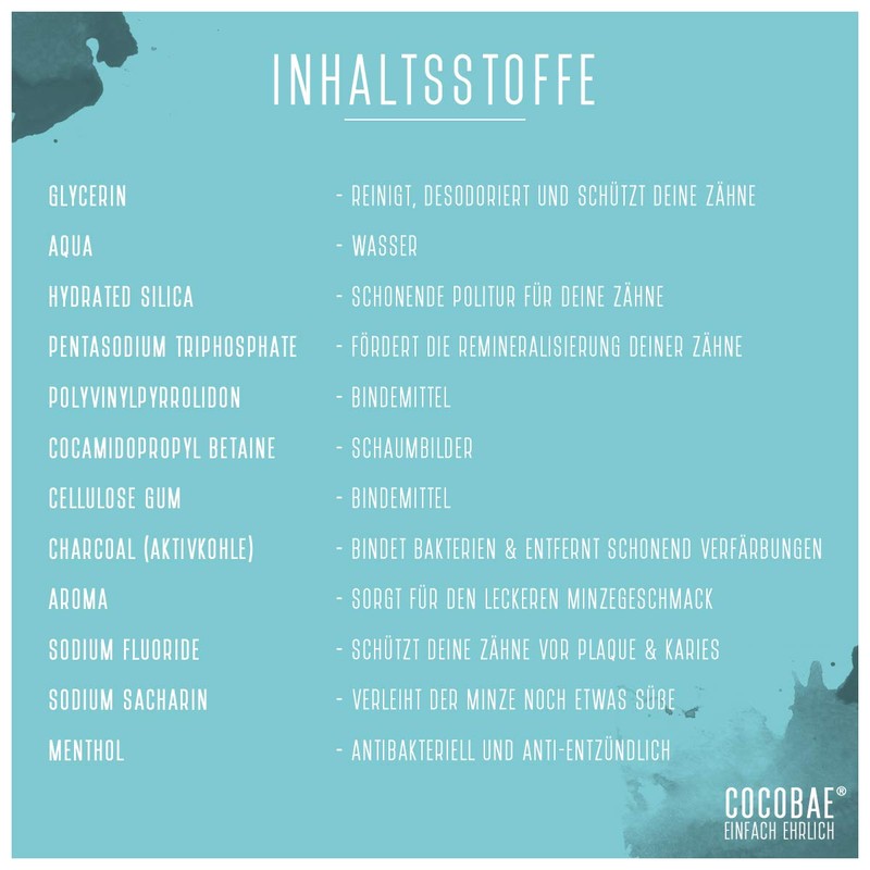 Cocoba® teeth whitening toothpaste, innovative 3-in-1 activated carbon toothpaste with